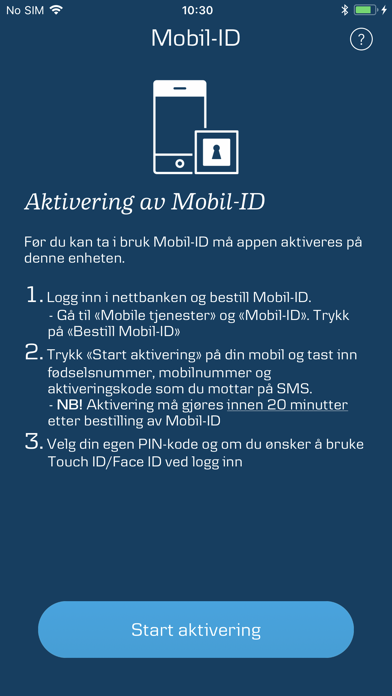Screenshot #1 pour Mobil-ID - Danske Bank