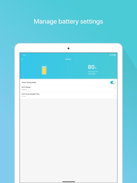 tpMiFi iPad screenshot 4 - Productivity app