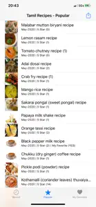 Tamil Nadu Recipes in English screenshot #3 for iPhone