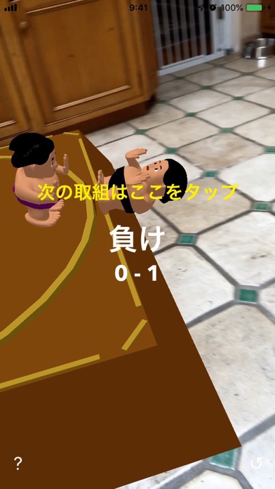 screenshot of AR すもう 4