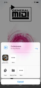 GM MIDI Player screenshot #2 for iPhone