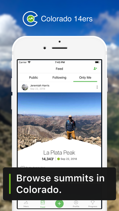 Colorado 14ers Screenshot