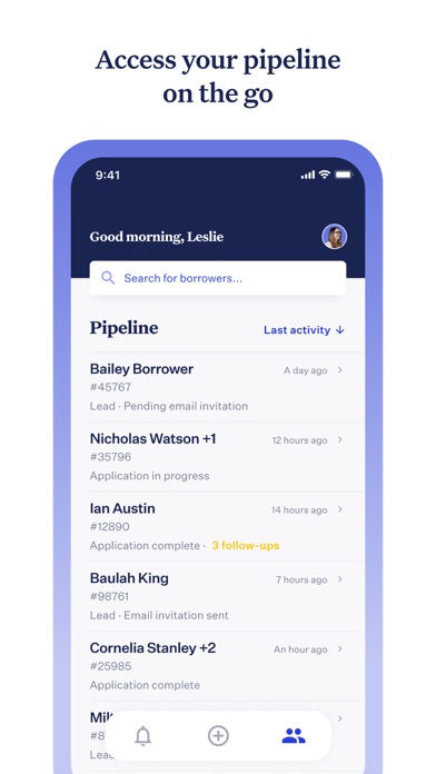 Blend Loan Officer Screenshot