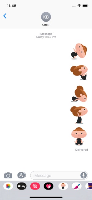 Chubby Yoga Stickers(圖2)-速報App