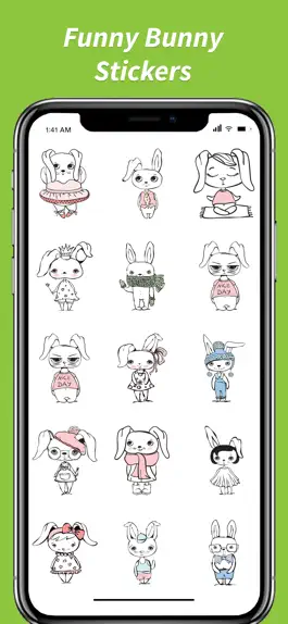 Game screenshot Bunny Love Stickers apk