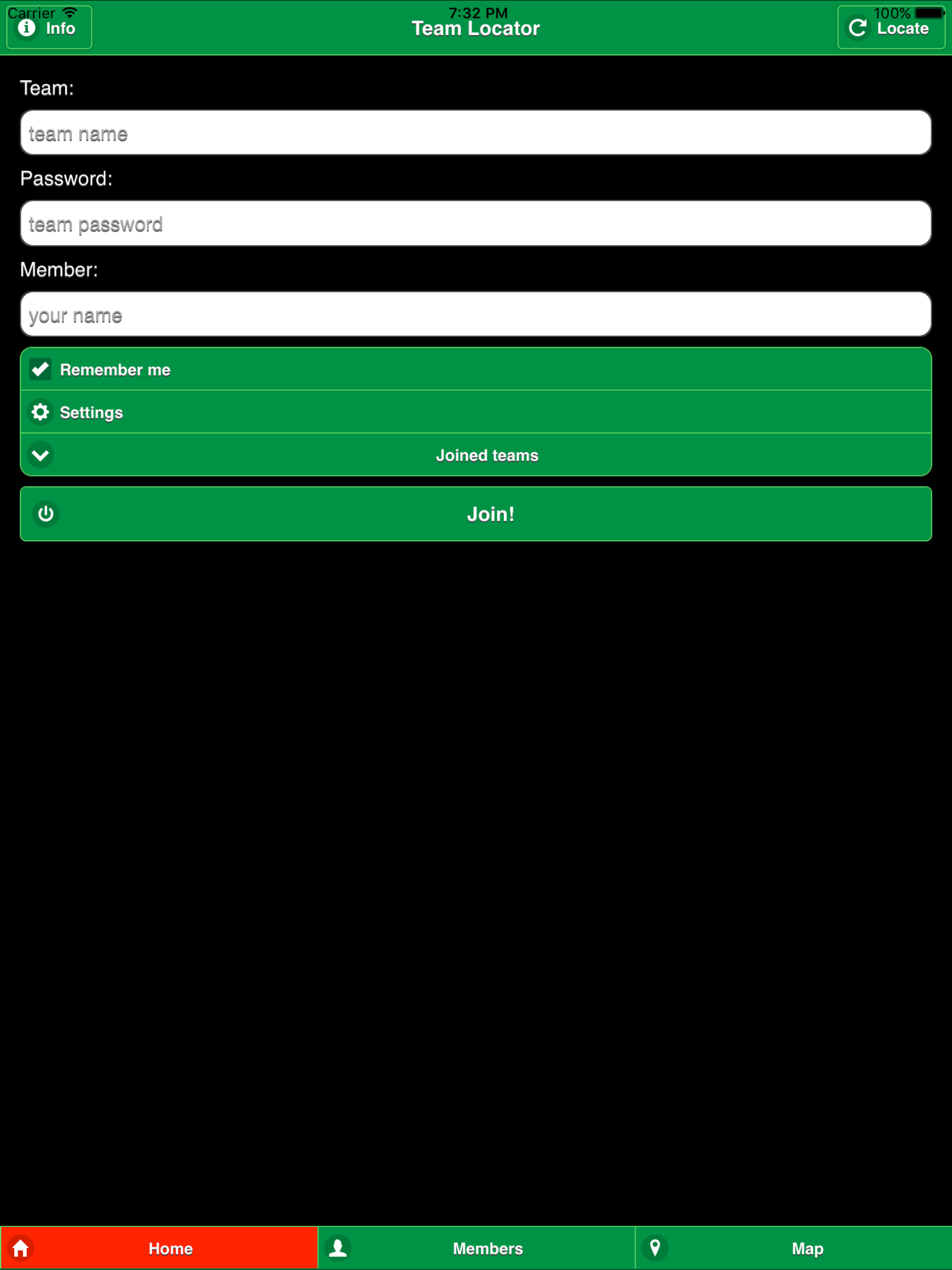 Team Locator