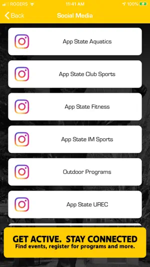 App State UREC screenshot 4