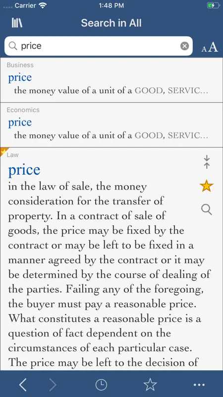 Collins Subject Dictionaries screenshot 3 of 5