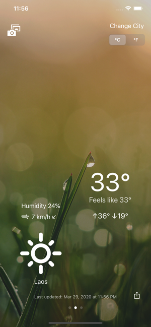 ‎InstantWeather App Screenshot