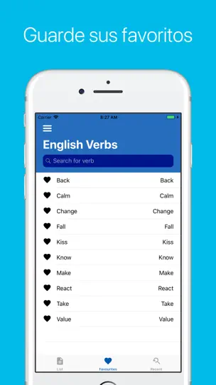 Captura de pantalla de Verbos En Inglés en iPhone 4