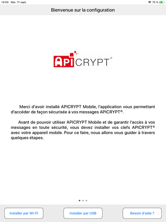Screenshot #4 pour APICRYPT Mobile