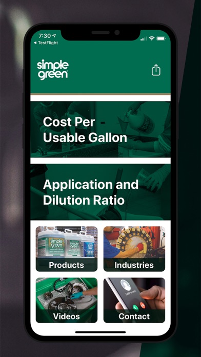 Simple Green Industrial Screenshot