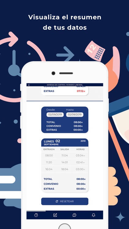 Control Horario by Reskyt screenshot-4