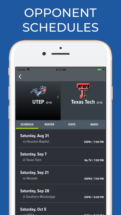 Texas Tech Football Schedules screenshot-5