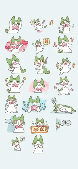 Game screenshot Hachiware Cat stickers! apk