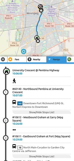 Winnipeg Transit RT - Bus Live(圖2)-速報App