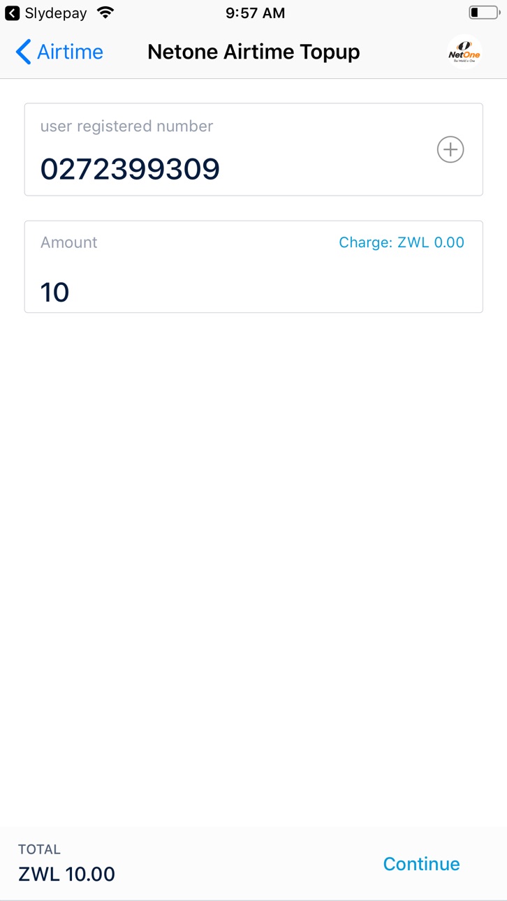 iPhone screenshot