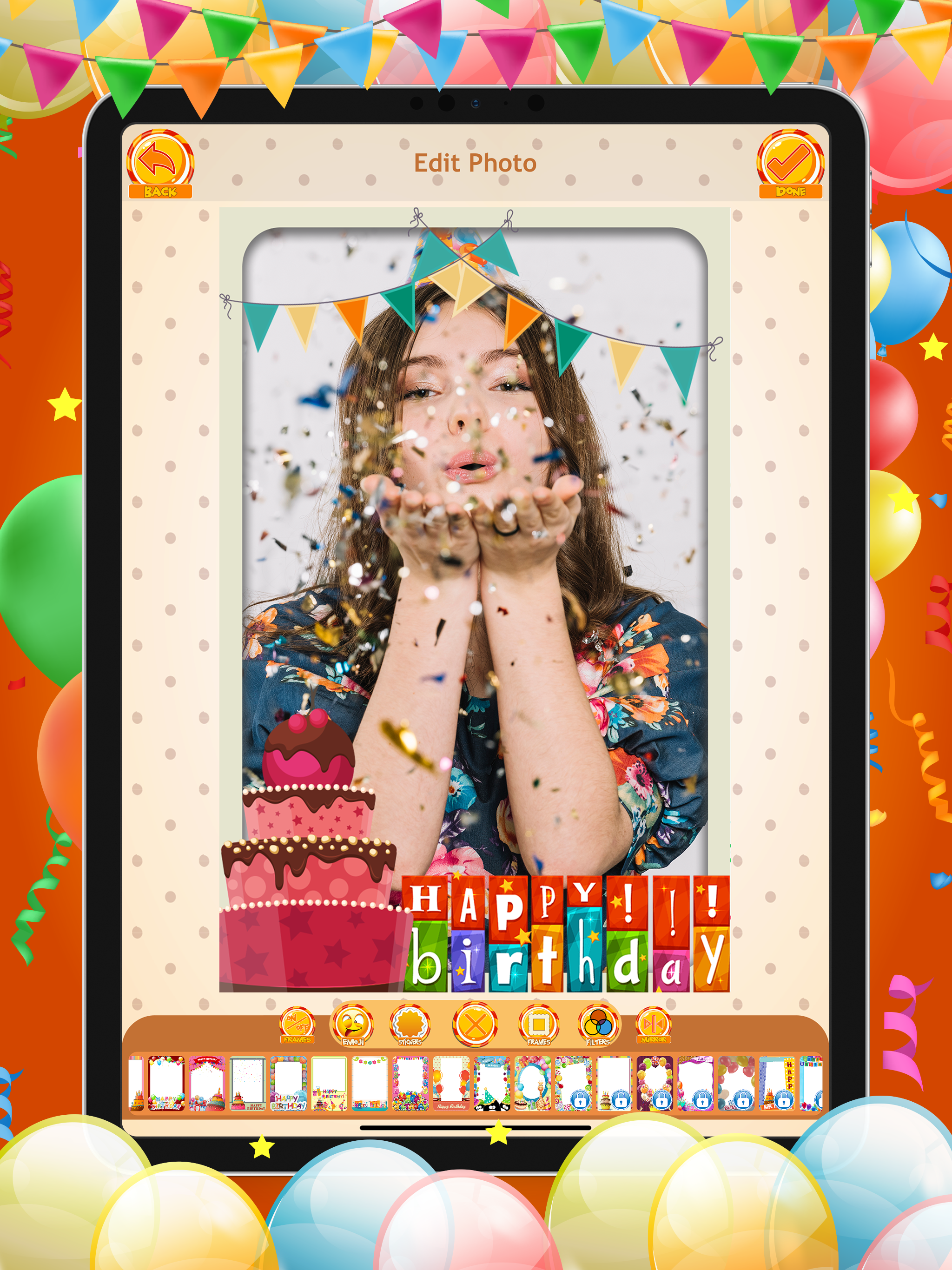 Happy Birthday Photo Editor screenshot 12