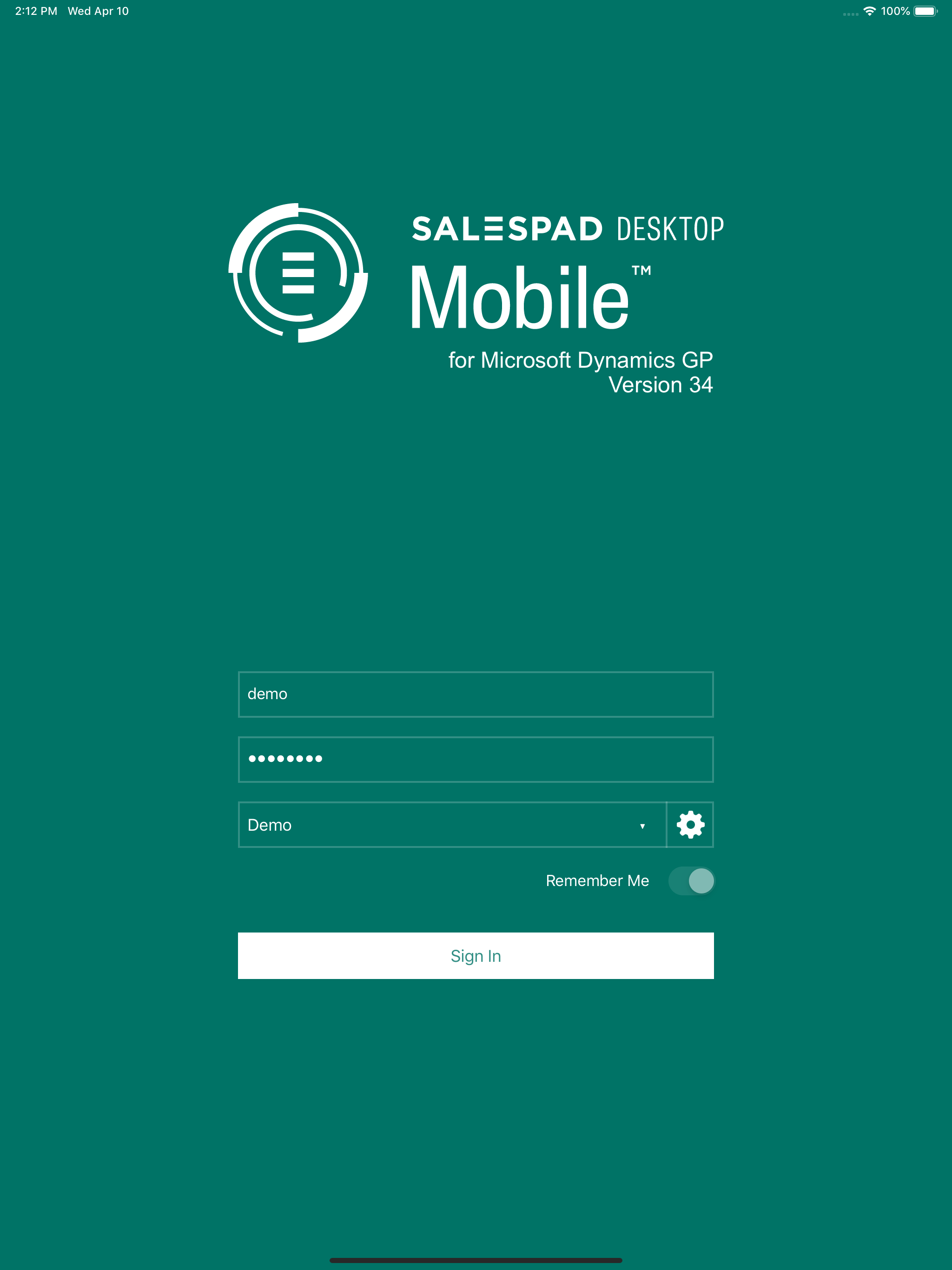 SalesPad Mobile