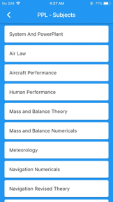 Civil Aviation Exam screenshot