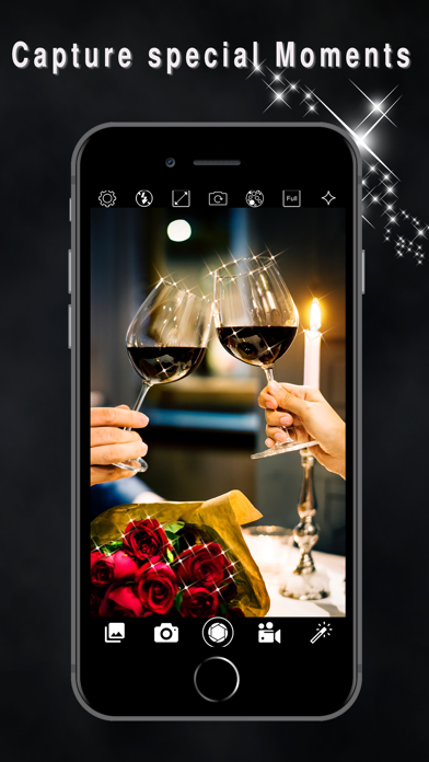 Screenshot #1 pour Sparkle effects cam app