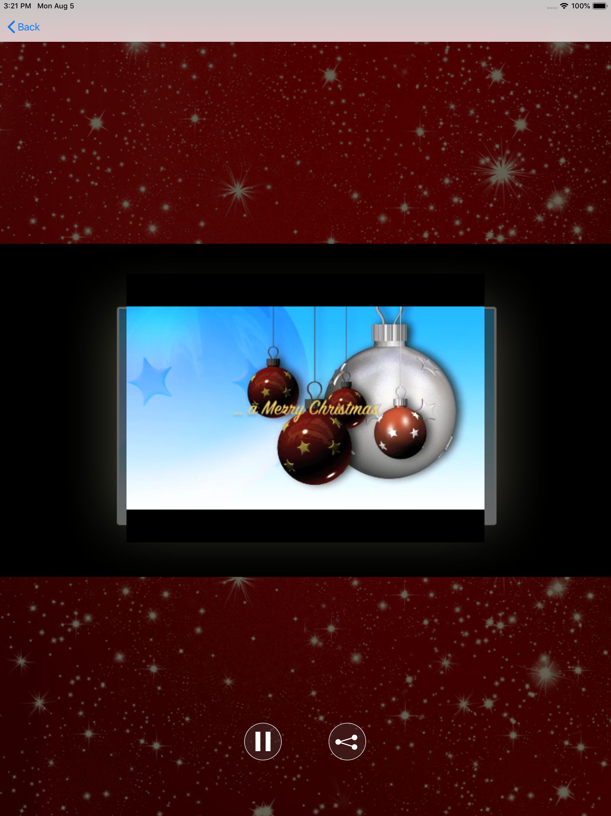Merry Christmas Greeting Video