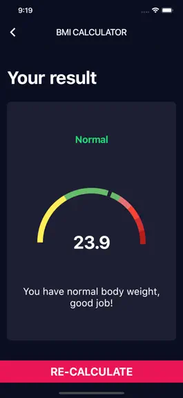 Game screenshot Healthy - BMI Calculator apk