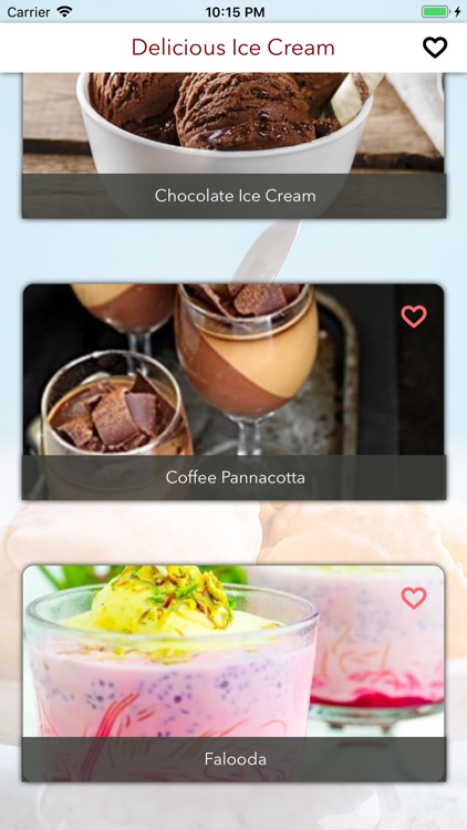Fresh Ice Cream Recipes