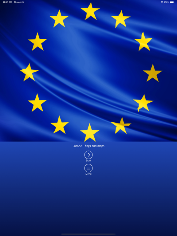 Countries of Europe Flags Quiz iPad screenshot 5 - Games app