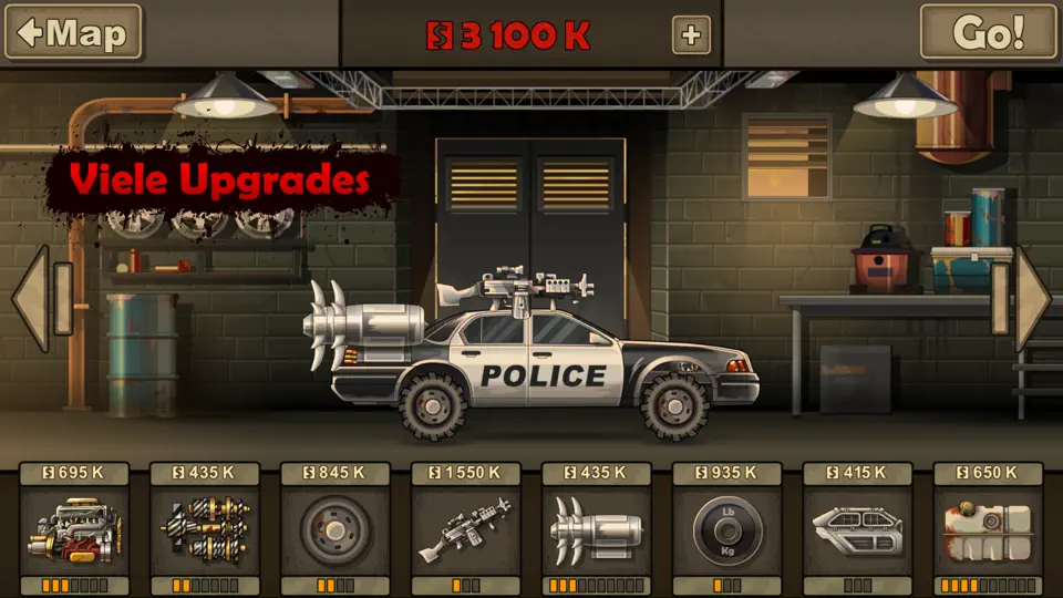 Screenshot von Earn To Die 2 auf dem iPhone 4