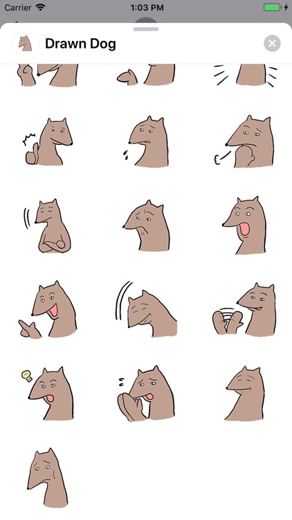 Drawn Dog Sticker Pack