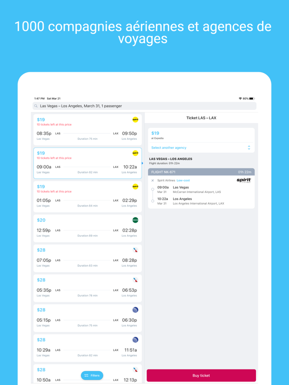 Screenshot #5 pour Vols pas chers, hôtels - Jetgo