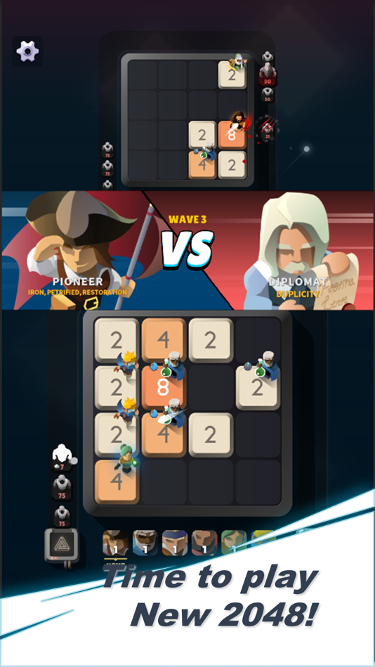 #1. 2048 Heroes (iOS) 由: FROZENARTS Inc.