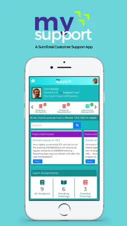 SumTotal mySupport screenshot 1