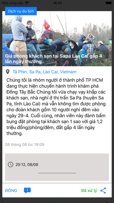 Screenshot #2 pour Phản ánh hiện trường Lào Cai
