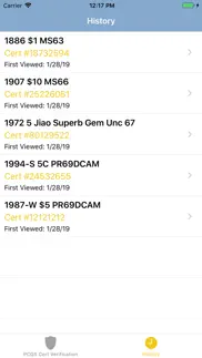 pcgs cert verification iphone screenshot 4