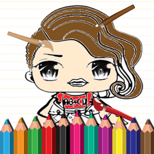 Sweet Jojo Coloring Book Icon