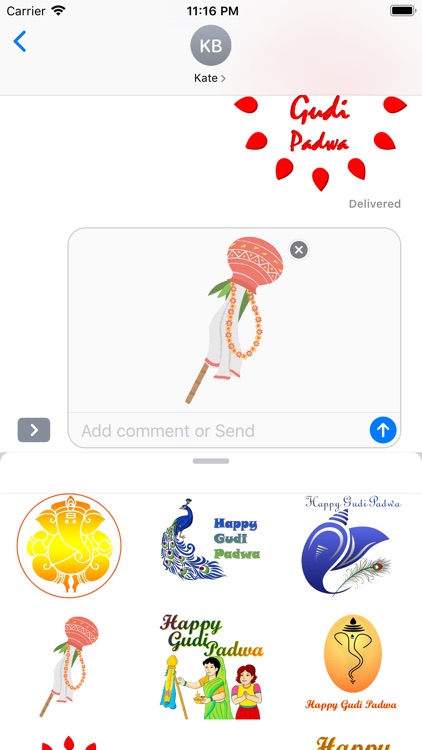 Gudi Padwa Stickers screenshot-4
