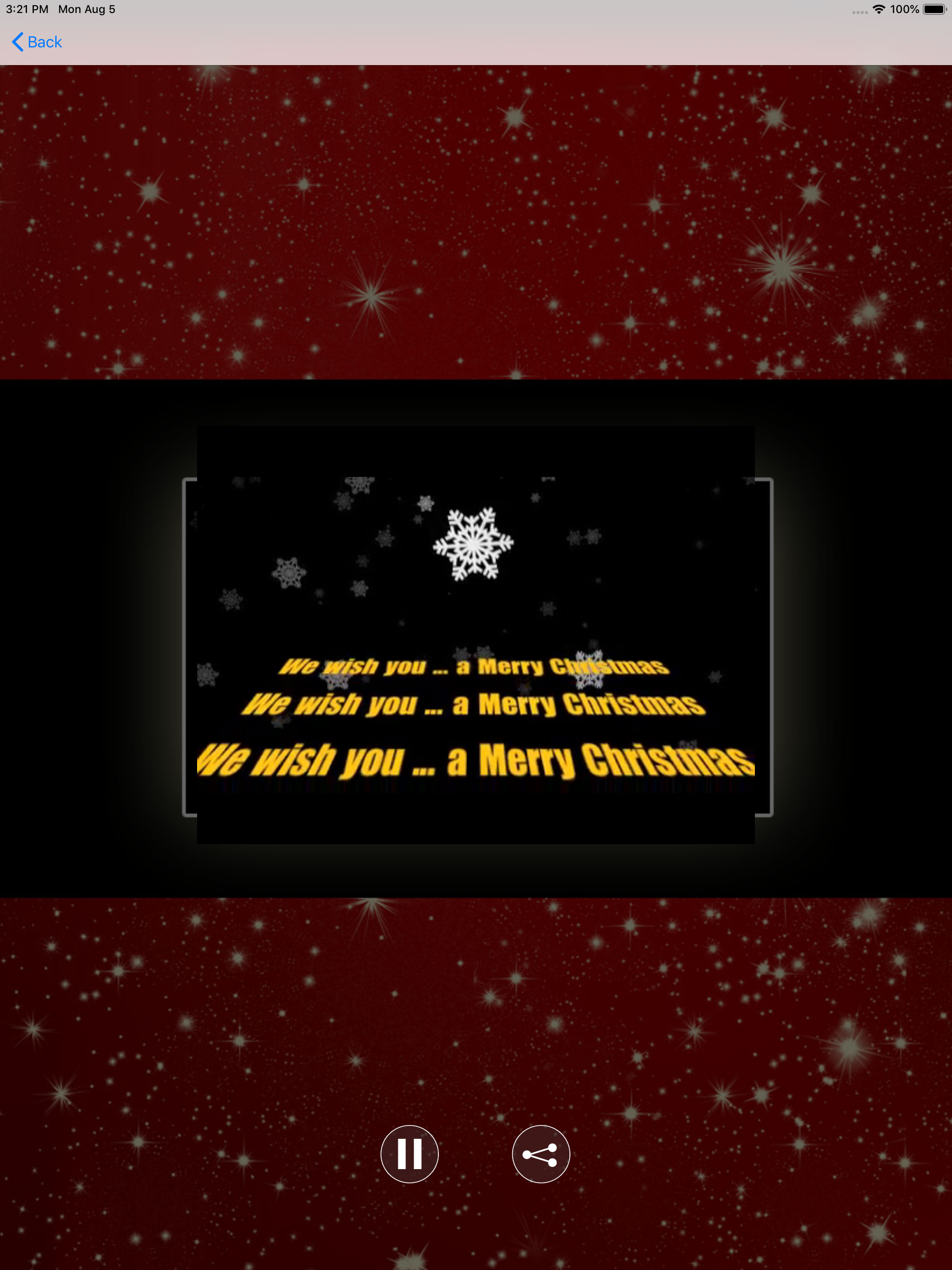 Merry Christmas Greeting Video