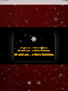 Merry Christmas Greeting Video screenshot 12