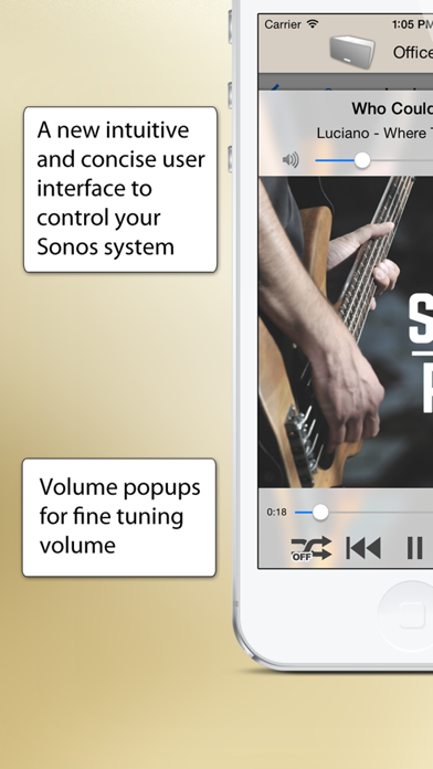 Screenshot #1 pour SonoPhone for Sonos