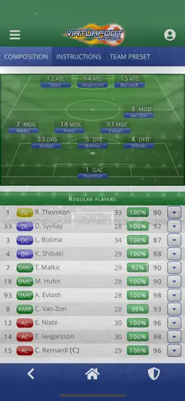 Game screenshot Virtuafoot Football Manager apk