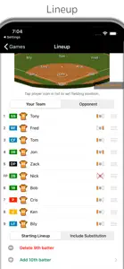 Softball Stats screenshot #2 for iPhone