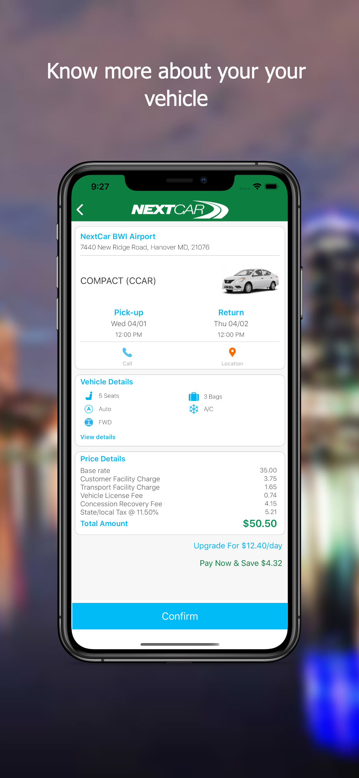 NextCar - Car Rental App