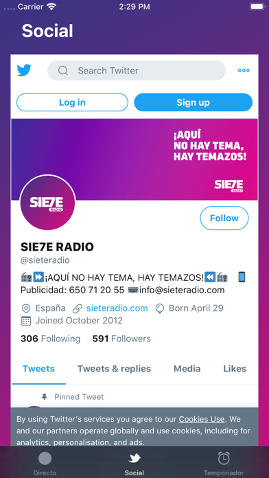 SIE7E Radio screenshot 2