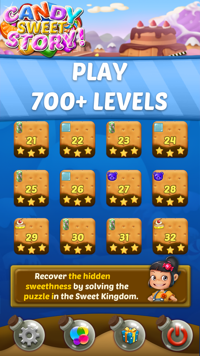 CandySweetStoryMatch-3 Puzzle