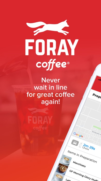 Foray Coffee Screenshot