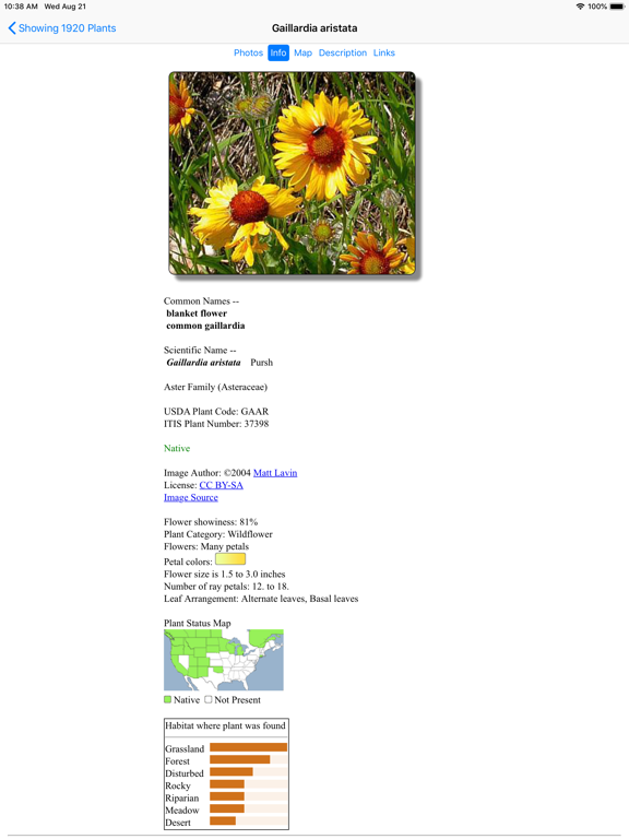 Screenshot #6 pour South Dakota Wildflower