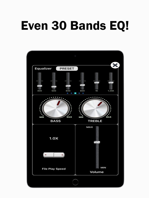 HighAmp - MP3 Music Player iPad screenshot 7 - Music app