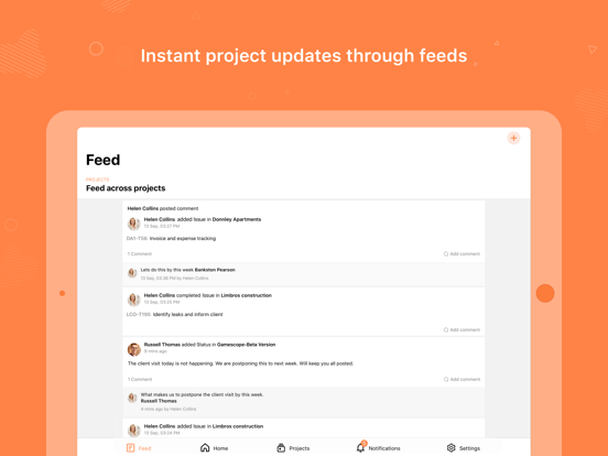 Zoho BugTracker iPad screenshot